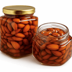 Miel Pura de Abeja con Almendras | 350 g (Paquete de 3 Frascos)